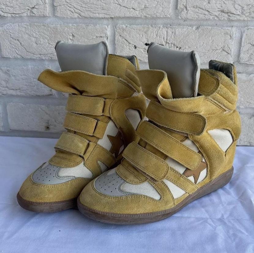 Isabel Marant Bekett 'Americana Bayley' Wedge Sneakers