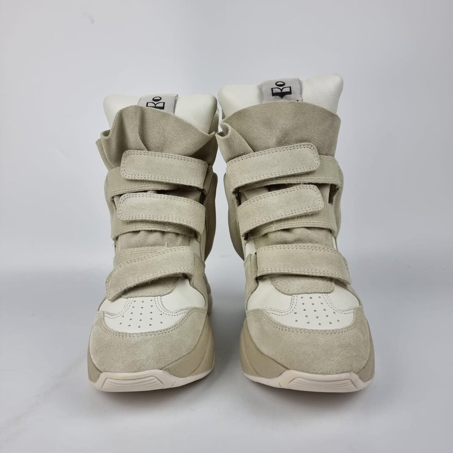 Isabel Marant Balskee White Suede Sneakers New & Authentic