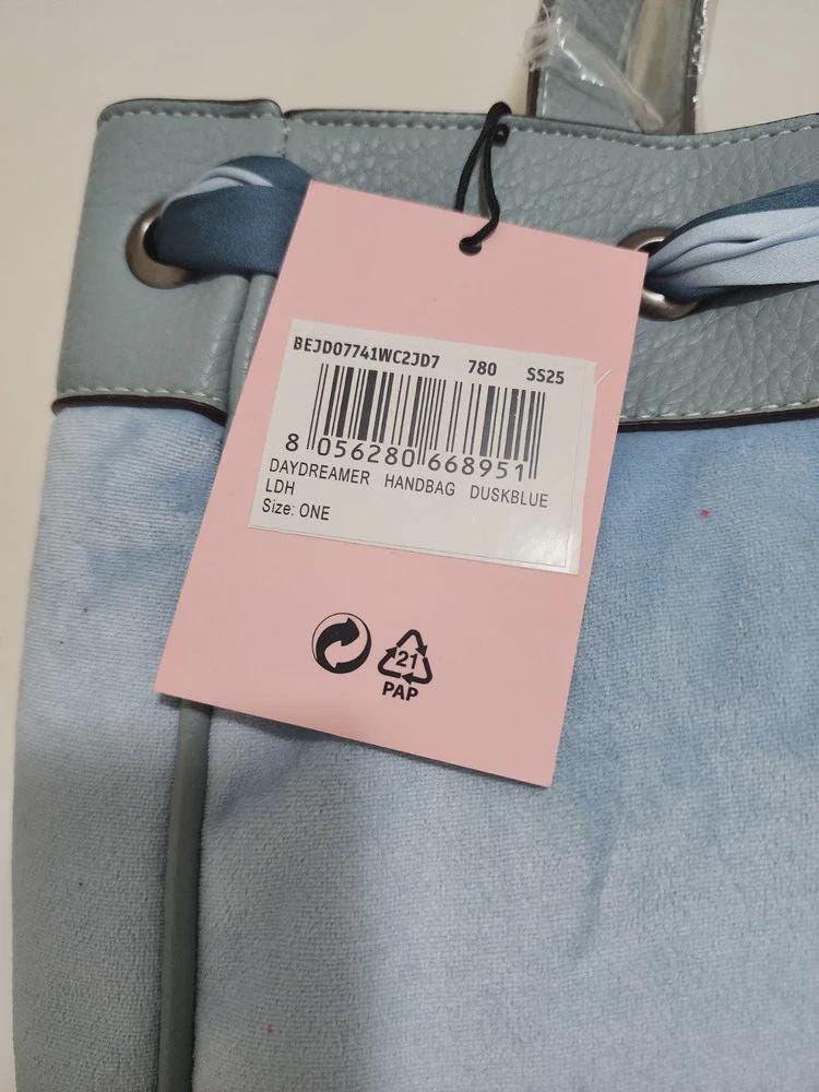 Juicy Couture Dusk Blue Daydreamer Handbag – Rare Shoulder Bag with Scottie Dog & Twig Charm