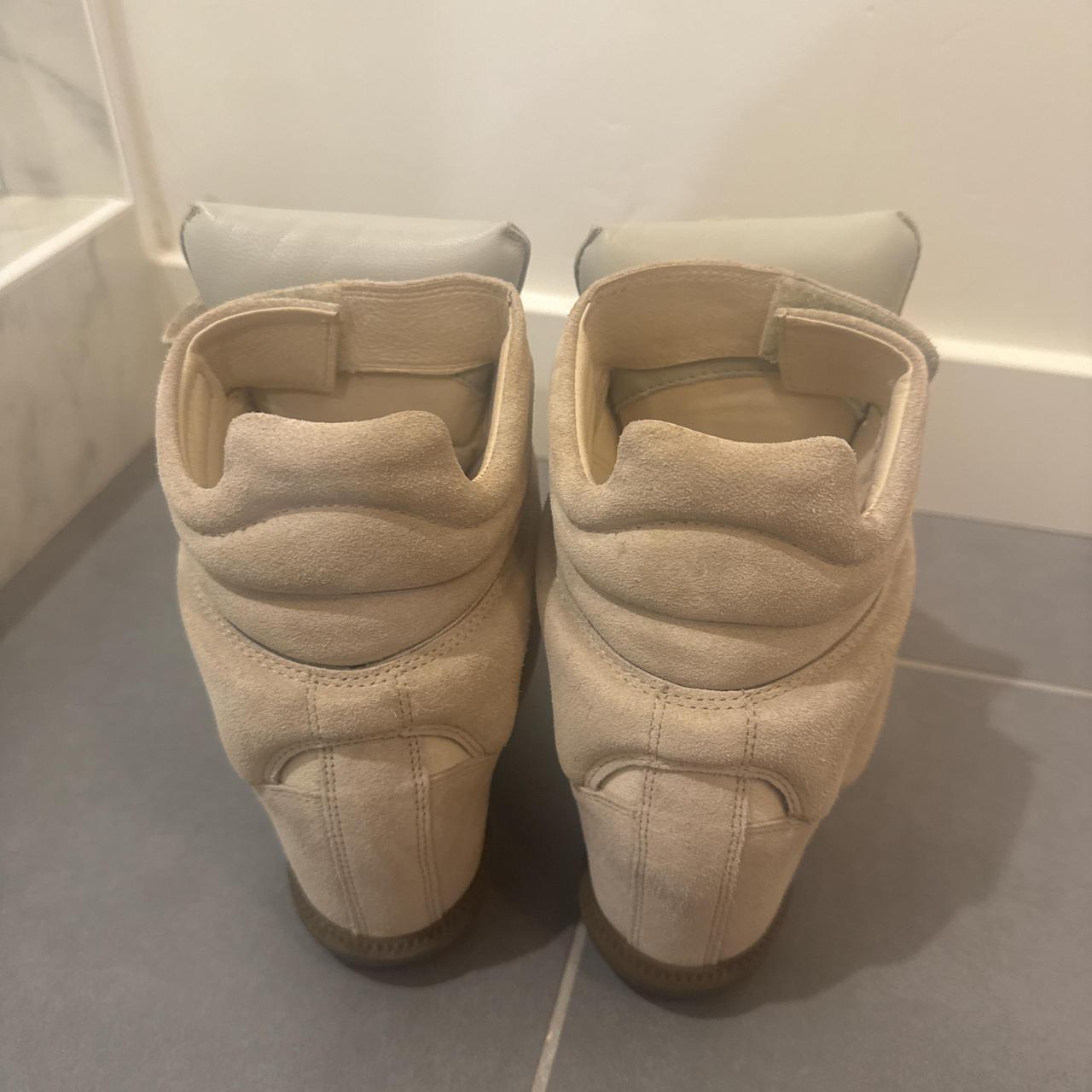 Isabel Marant Women's Tan and Cream Trainers