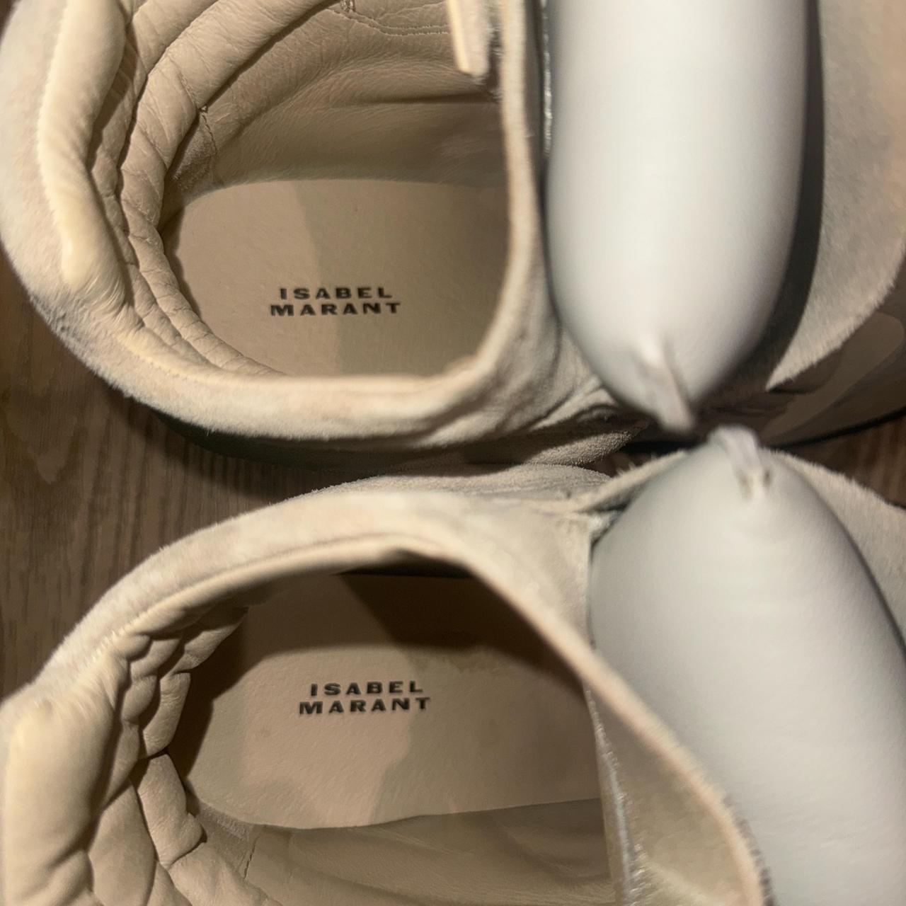 Isabel Marant Women's Tan and Cream Trainers