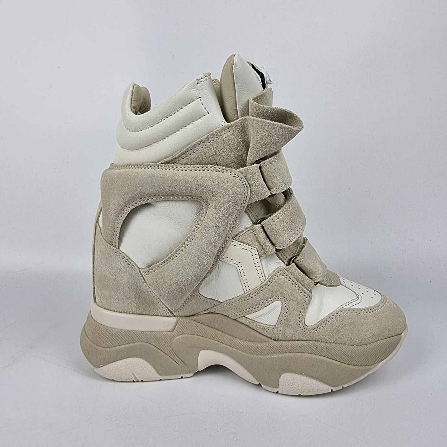 Isabel Marant Balskee White Suede Sneakers New &amp; Authentic